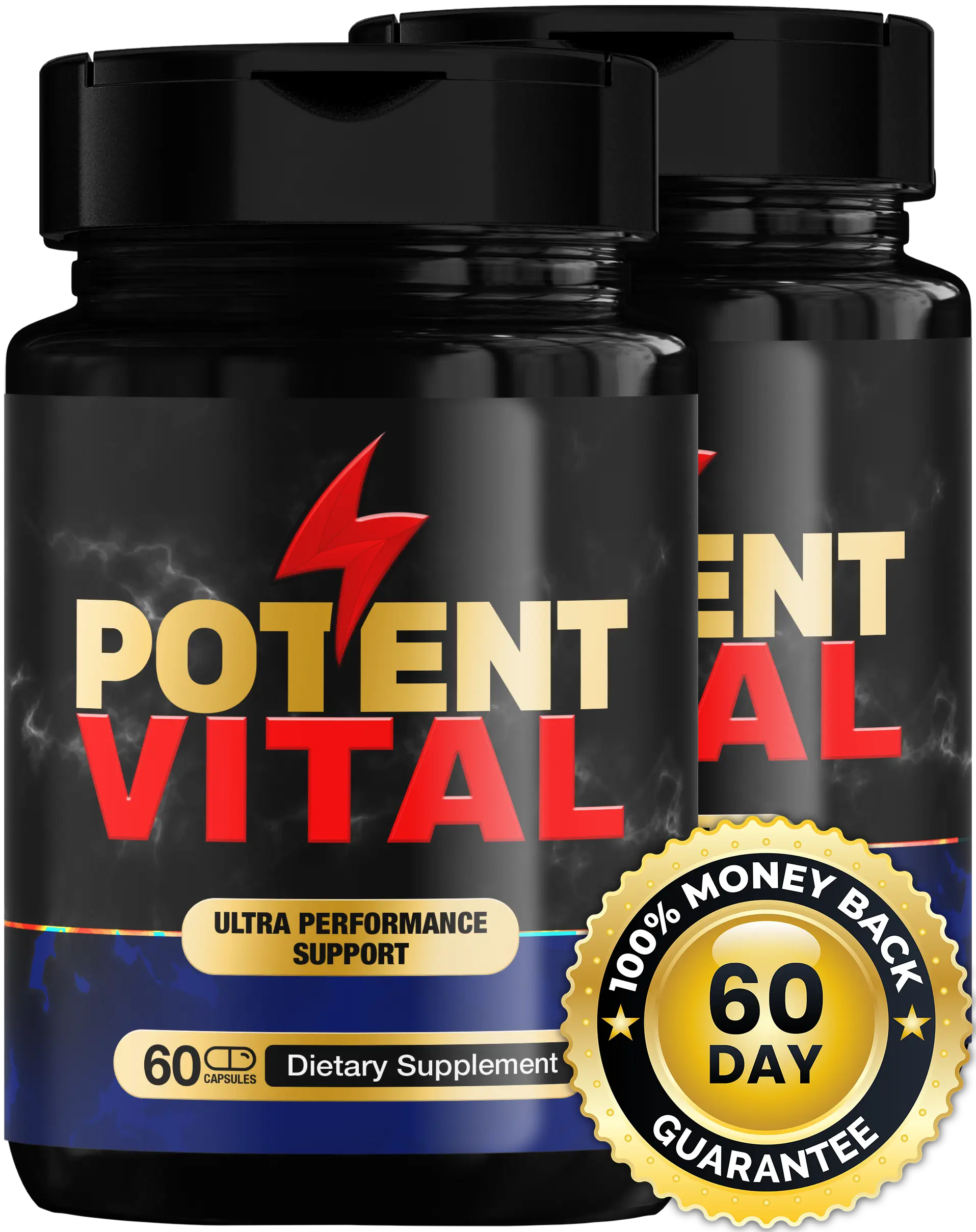 PotentVital nail supplement 2 bottle package 60 day supply